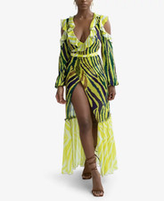 Bohn Jsell Tampicala Women's Wrap Dress Cover up, Multi, 1XL