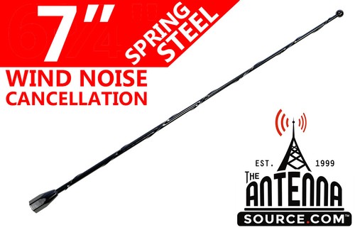 7" Black Spring Stainless AM/FM Antenna Mast Fits: 2005-2006 Saab 9-7x - Picture 1 of 12