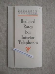 1906 NEW YORK TELEPHONE Co. Advertising INTERIOR TELEPHONE Systems CANDLESTICK