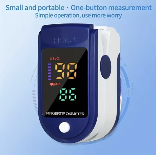 Fingertip Pulse Oximeter Blood Oxygen Saturation SpO2 Health Monitor LED Display - Picture 10 of 13