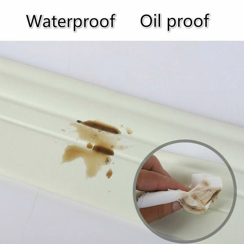 5M Self Adhesive Skirting Line Baseboard Waistline Border Wall Trim Stickers DIY - Picture 10 of 20