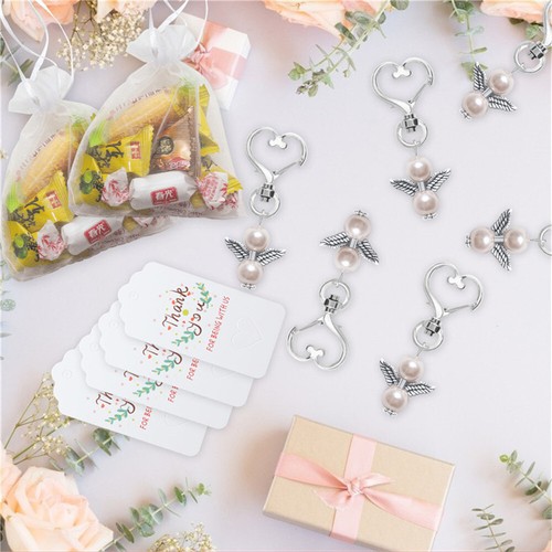 30Set Schutzengel Gastgeschenk Glücksbringer Hochzeit Taufe Kommunion Beutel - Bild 20 von 24