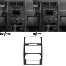 Real Carbon Fiber Center Console Panel Trim For Dodge Magnum Charger 2008-2010