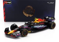 Burago 1/24 Red Bull F1 RB19 Perez Miami Gp 2023 Vitrine Statisches Modell