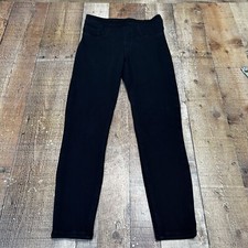 Spanx Ankle Skinny Womens Sz Small Black Pull On Shaping Stretch Denim Jegging