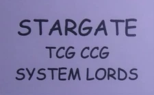 STARGATE SYSTEM LORDS TCG CCG ID Scanner 146