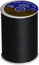 Coats & Clark Dual Duty All Purpose Black Thread 400 Yards / One Spool