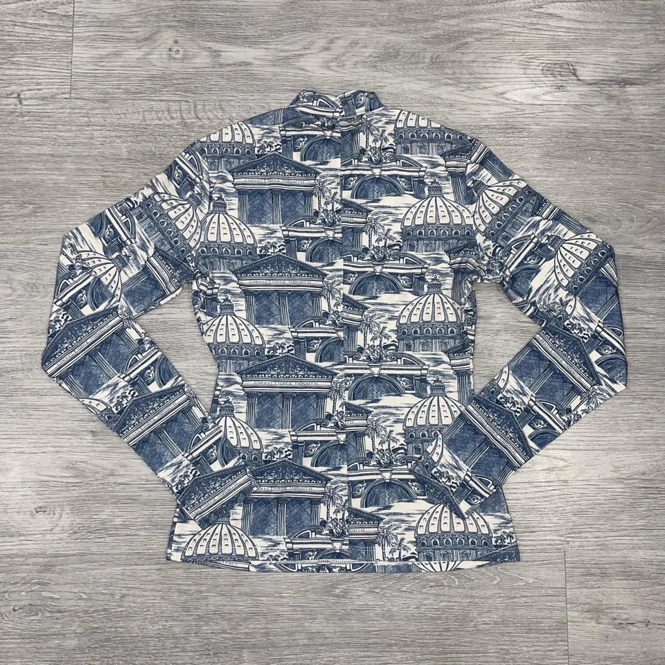 Pullover Reformation XS Bailey Top manga larga cuello falso elástico ajustado para mujer Foto 2 de 4