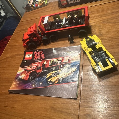 LEGO Speed Racer Cruncher Block & Racer X 8160 100% COMPlete