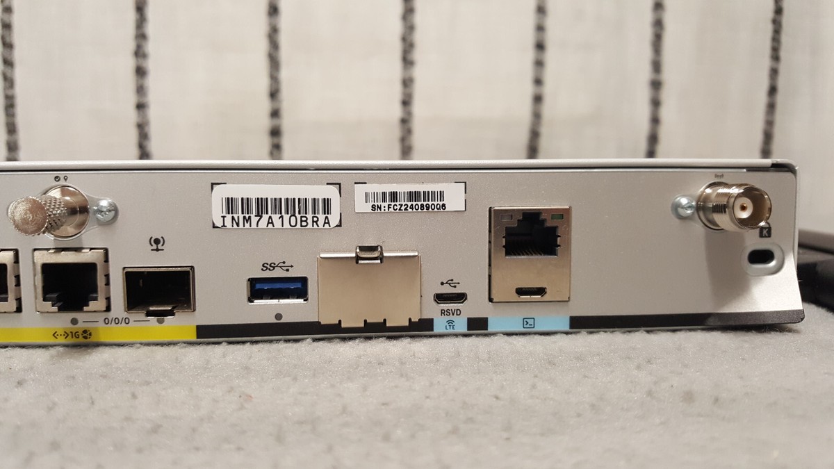 CISCO ISR 1100 Series Model C1111 (C1111-8PLTEEA V02) | eBay