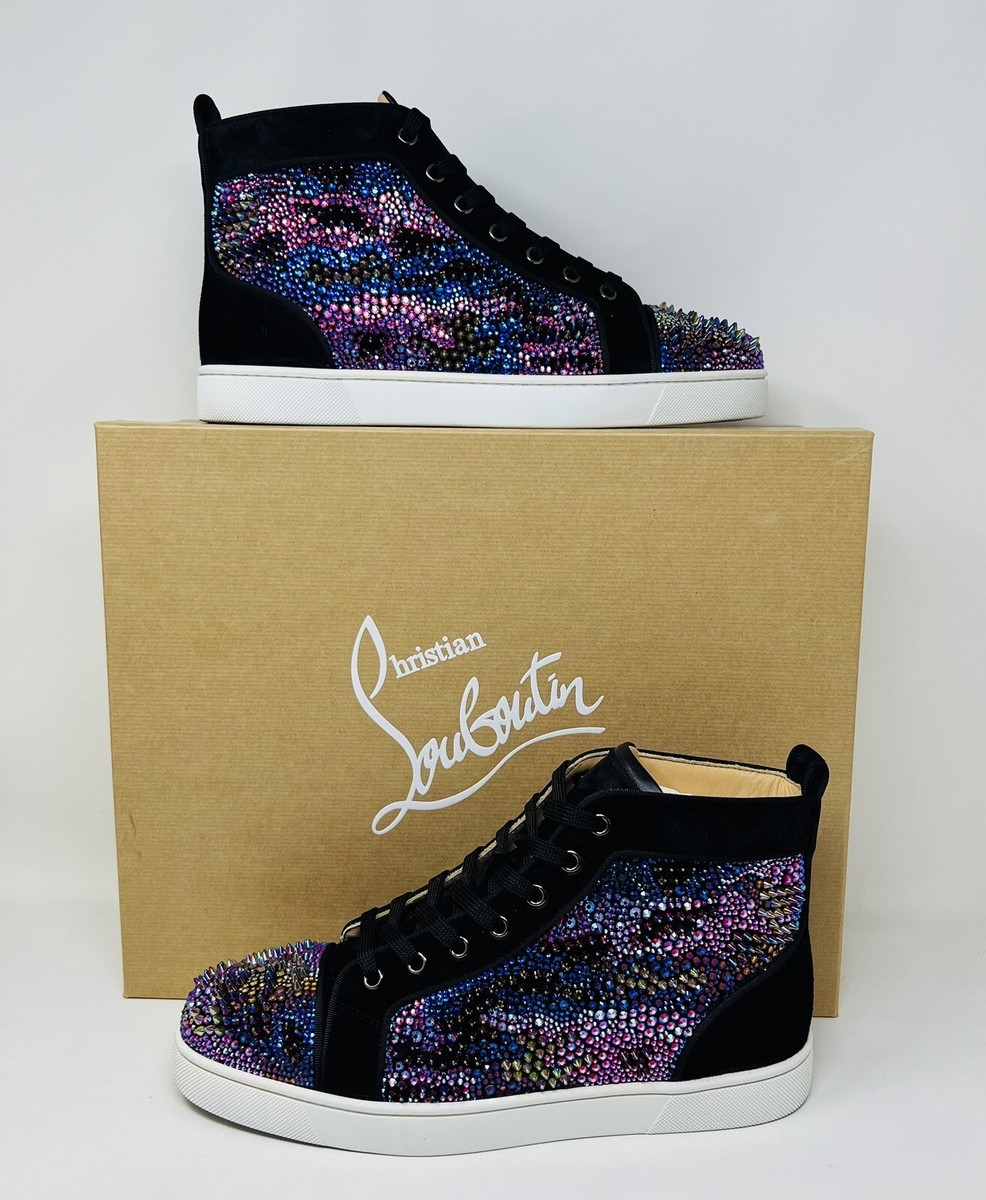 CHRISTIAN LOUBOUTIN LOUIS ORLATO BLING BANG FLAT MULTI HIGH CHRISTIAN LOUBOUTIN LOUIS ORLATO BLING BANG FLAT MULTI HIGH