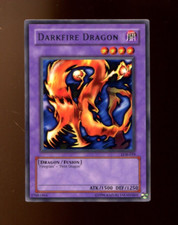 YU-GI-OH DARKFIRE DRAGON - RARE LOB-019 Unlimited LP 1996