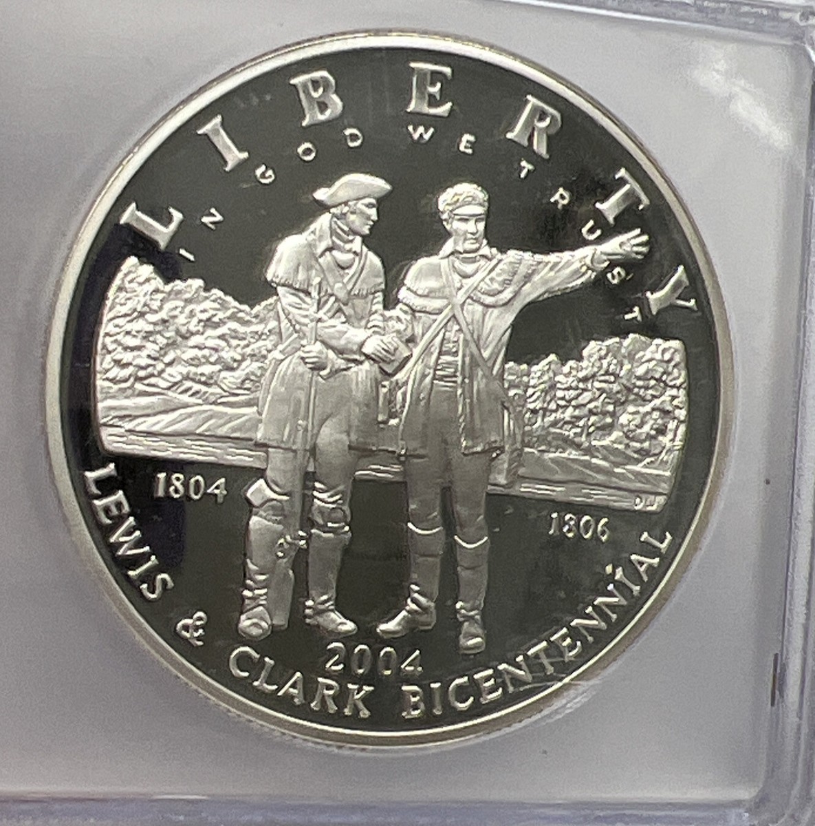 2004-P $1 Lewis & Clark Commemorative Silver Proof Dollar ICG PR70