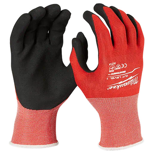 Milwaukee 48-22-8901 Medium Cut Level 1 Nitrile Dipped Gloves