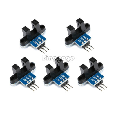 5PCS IR Infrared Slotted Optical Speed Measure Sensor Optocoupler Test Module D