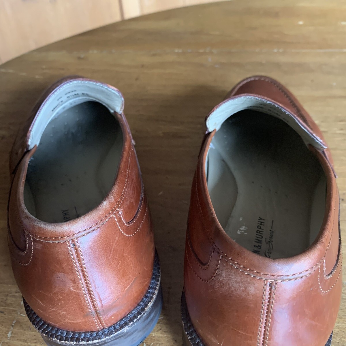 Johnston Murphy Chilli Tan Penny Loafers Mens 10M Amazon.com | Johnston & Murphy Men main image 4