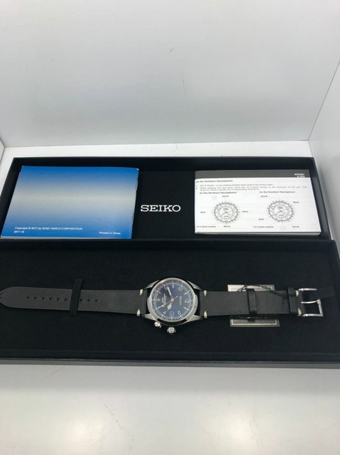 Seiko SPB089 Alpinist Hodinkee Blue US 