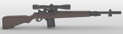 1/24 Scale Battleground M-14 Rifle - SWS - Sniper Weapons System