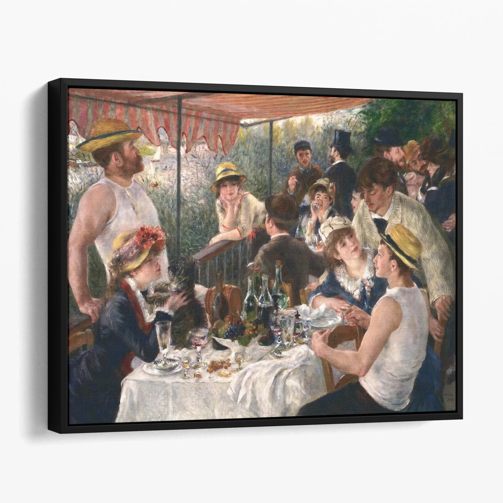 Luncheon of the Boating Party (1880-1881) Renoir Canvas Wall Art Print