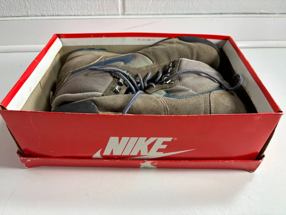 1988 Raro Nike ACG Approach 9.5 Botas Años 80 Escalada Senderismo Zapatos BRN 861101TH Foto 2 de 4