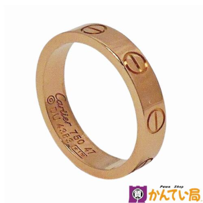 CARTIER Love Ring K18 PG 750 Pink Gold #47 US 4.5, approx. 3.5g | eBay