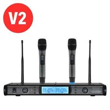 W Audio Dtm 600h Twin Handheld Mic System + V2 Software (606.0mhz-614.0mhz)