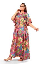 Indian Women Long Kaftan,Pure Cotton,Maxi Dress, Cotton Kaftan For Women