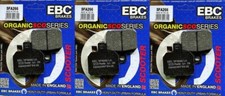 N3 PASTIGLIE FRENO POST E ANT EBC PIAGGIO BEVERLY 400 TOURER 2008 2009 2010