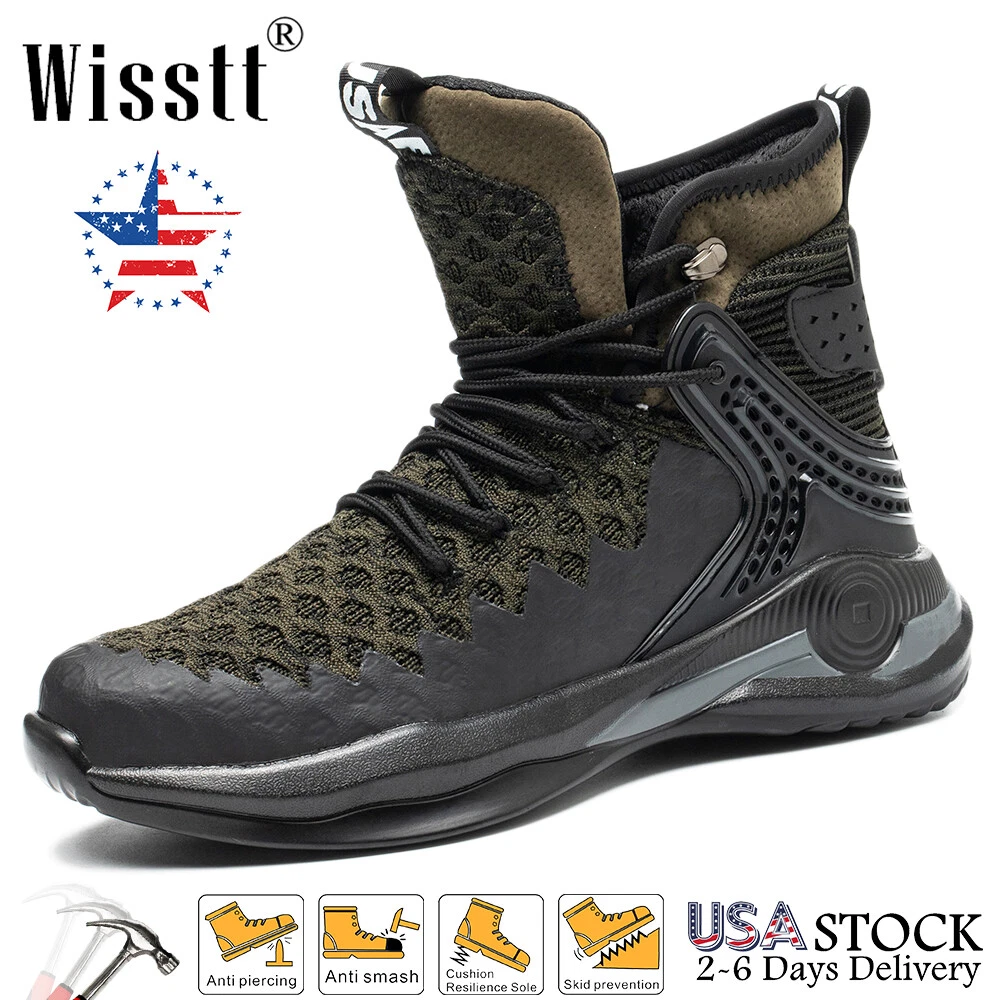 mesh steel toe boots