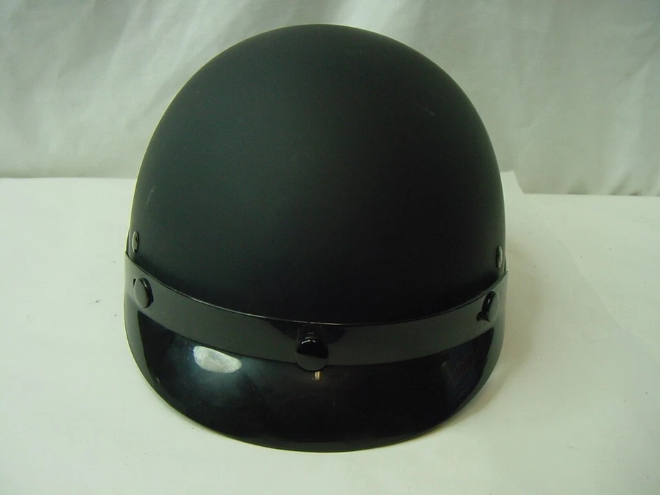 MEDIO CASCO DE MOTO THH T-69 PUNTO NEGRO MATE - TALLA HOMBRE MEDIANA Foto 2 de 4