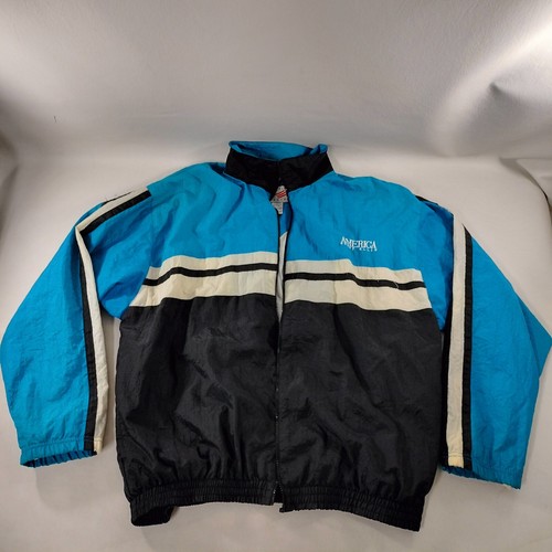 Vtg Perry Ellis America Windbreaker Jacket Size L Read Description  - Picture 1 of 10