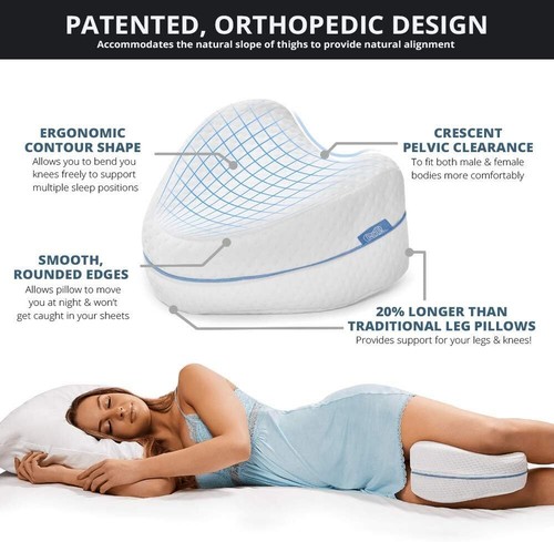 Memory Foam Orthopaedic Body Alignment Leg Knee Support Pillow Washable Cover AU - Picture 11 of 13