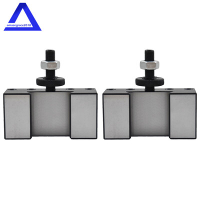 Oversize 3/4'' Turning Quick Change Tool Post Holder Lathe 2Pcs BXA 250-201T