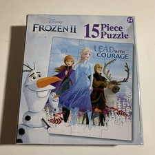 Disney Frozen 2 Puzzle 15 Pieces Kids Game Open Box