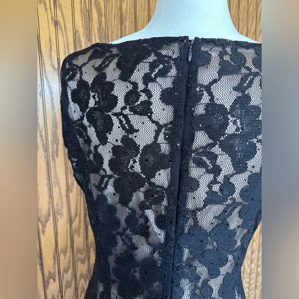 chinese dress ladies Lace Applique Midi Dress  Elie Tahari