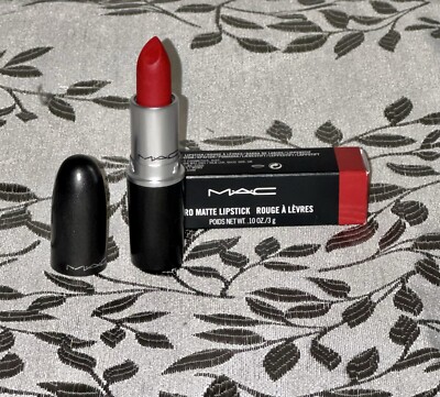 MAC Cosmetics Retro Matte Lipstick 707 Ruby Woo NIB