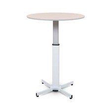 Luxor LX-PNADJ-ROUND Pneumatic Adjustable Round Pedestal Table
