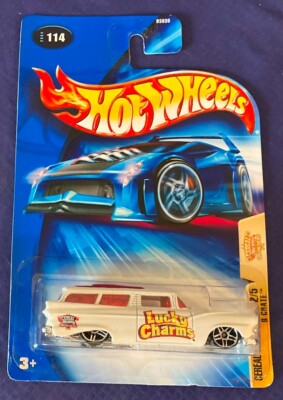 LB077 Hot Wheels Cereal Crunchers 8 Crate Series Lucky Charms 2/5 White
