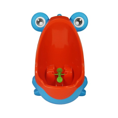Blue & Red Baby Potty Boy Training Urinal Frog Fun Toddler Toilet Trainer - Picture 2 of 3