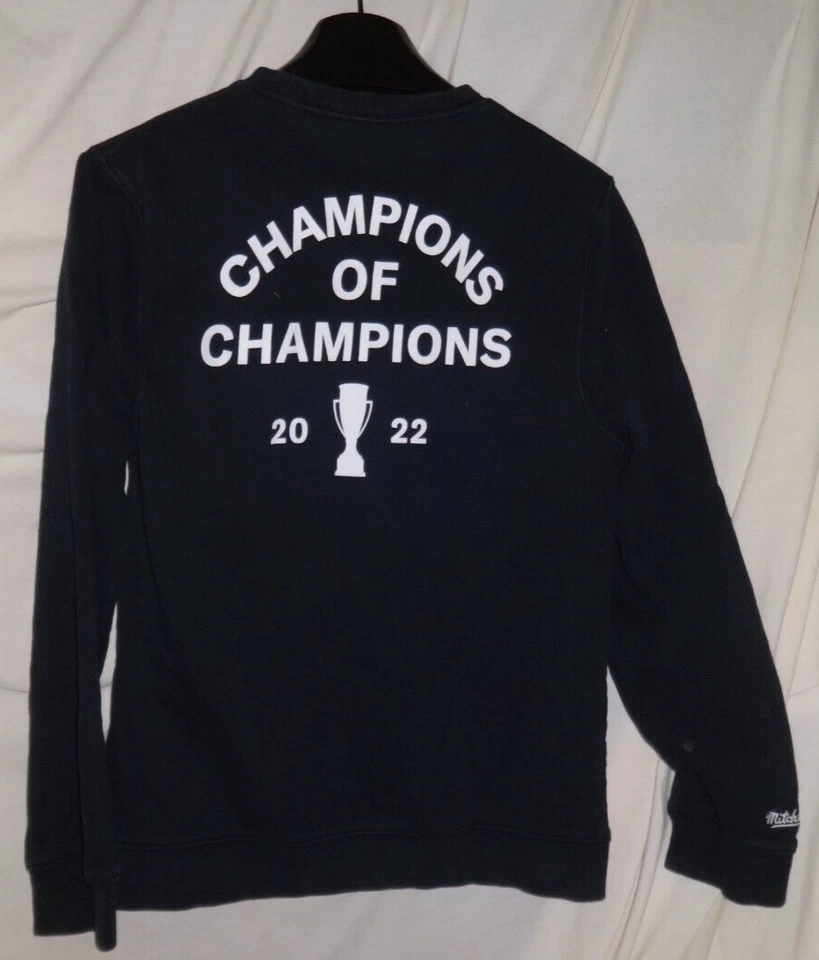 Seattle Sounders FC adidas M&N Sweatshirt Black Soccer Shirt Sz SMALL CHAMPIONS - Image 2 of 2