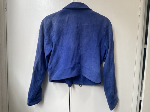 Doma Blue Jacket. 100% Leather. Size M Women’s. - Picture 7 of 9