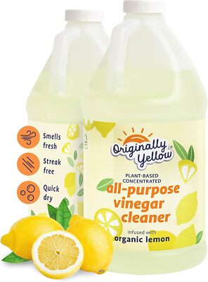 Originally Yellow All-Purpose Cleaning Vinegar for Home Floor Cleaning... 