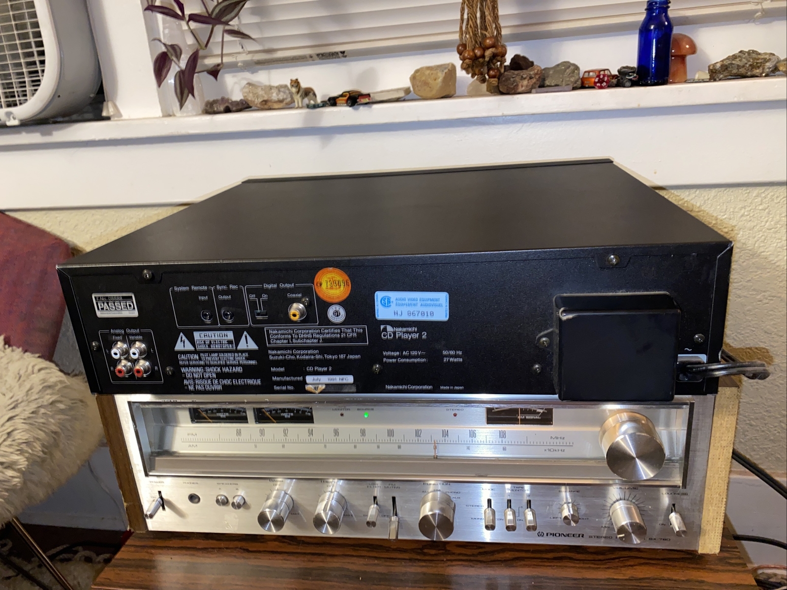 Nakamichi Music Bank System CD Player 2 Compact Disk Player Works With