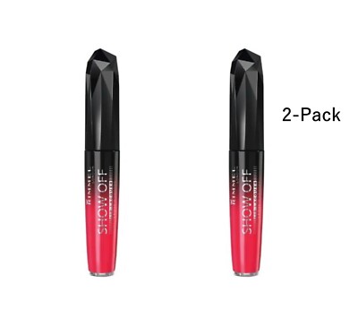 2-Pack Rimmel London Show Off Lip Lacquer .18 fl oz - #501 Stellar