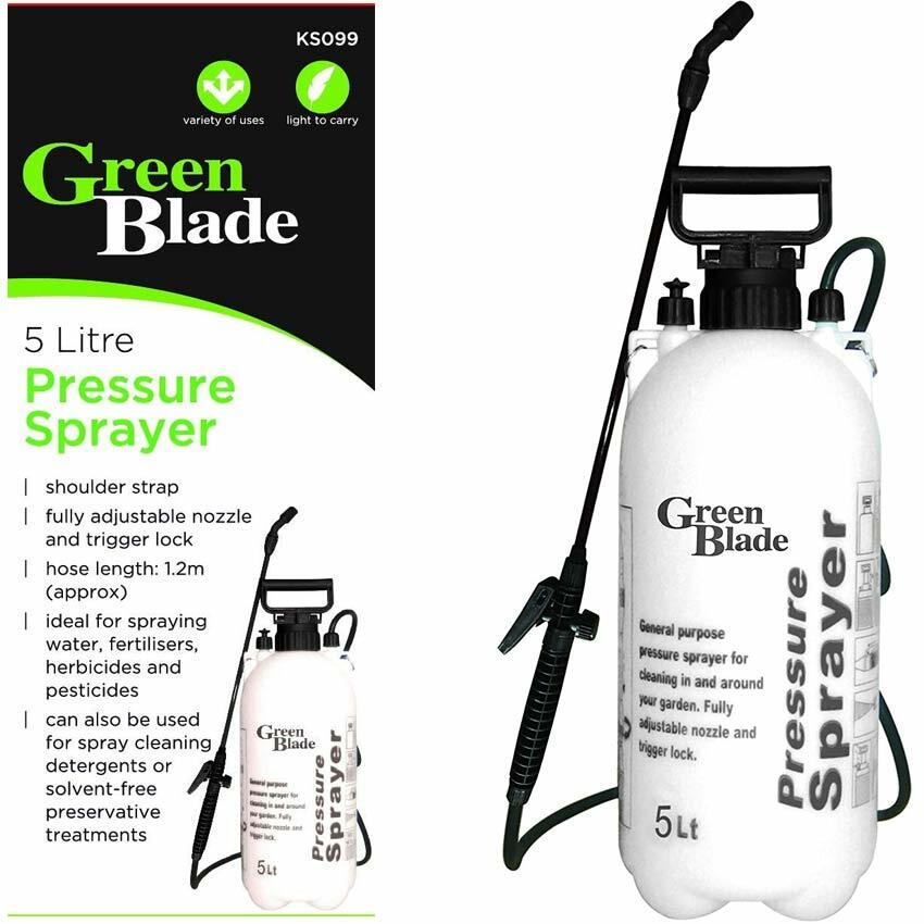 Garden Pressure Sprayer 5L or 8L Pump Action Knapsack Weedkiller Weed Spray  | eBay