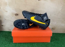 Nike Tiempo Mystic IV AG Black boots Cleats mens Football/Soccers