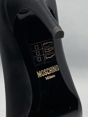 Moschino Logo Leather Pumps size 37 | eBay