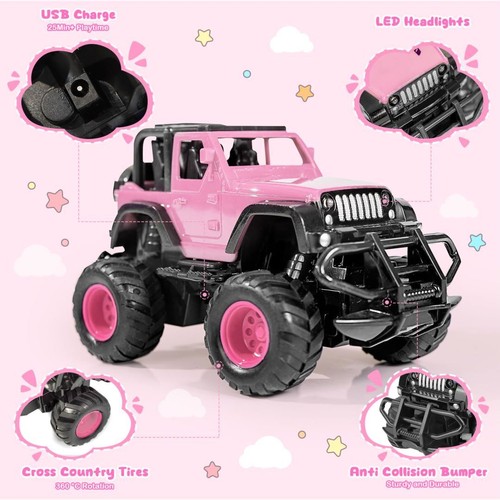 Remote Control Car Rc Car Off Road Truck Racing 4WD - Picture 2 of 6
