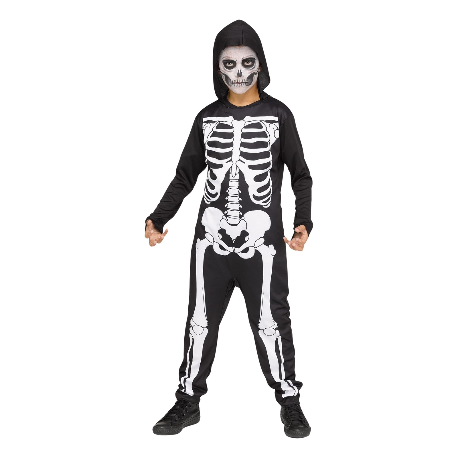 Skele Jumpsuit Child Costume-image