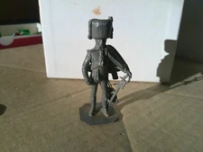 Stadden, Napoleonic French Hussar cavalry officer, unpainted lead 54mm figure